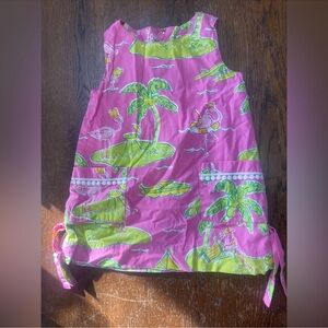 Lilly Pulitzer Pink and Green Floral Dress